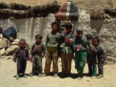 Some of the local children who will benefit form the school.